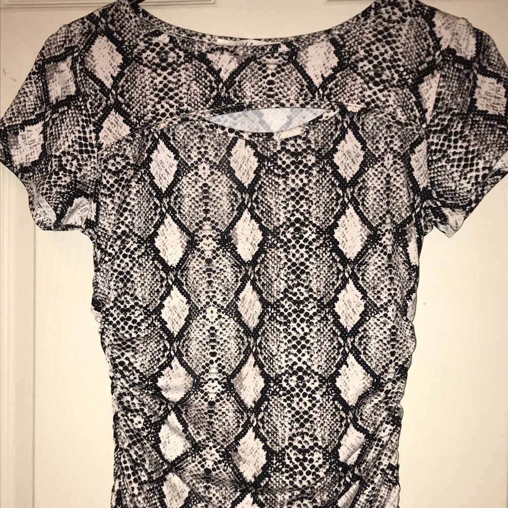 Snake printed shirt